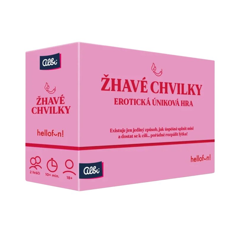 Albi Žhavé chvilky - úniková erotická hra pro páry
