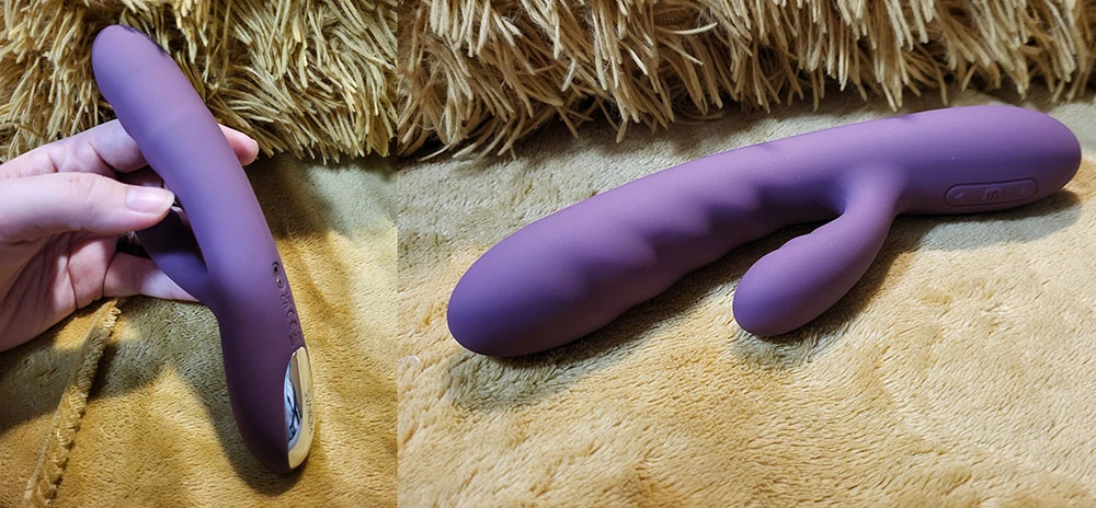 Dvě ftografie rabbit vibrátoru SVAKOM Avery