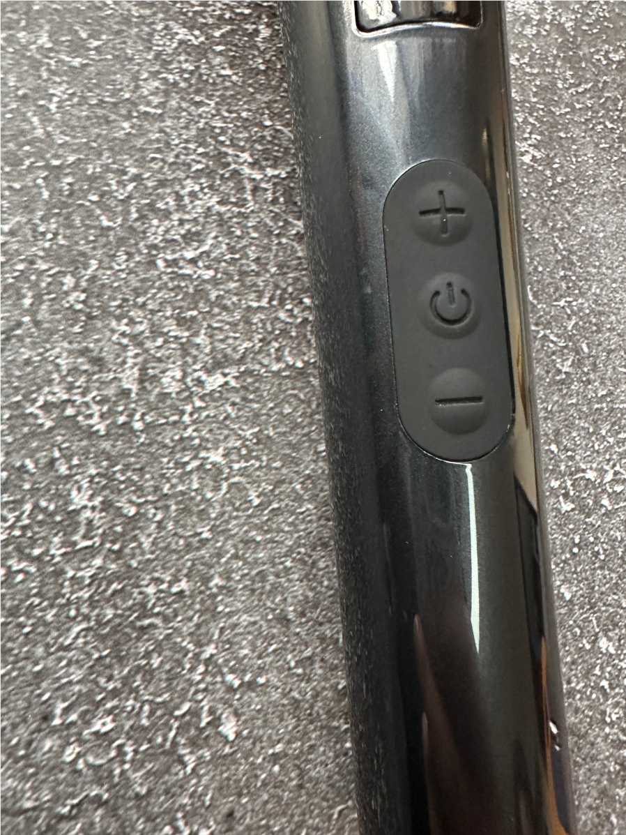 Detail ovládání masážní hlavice BASIC X Edith