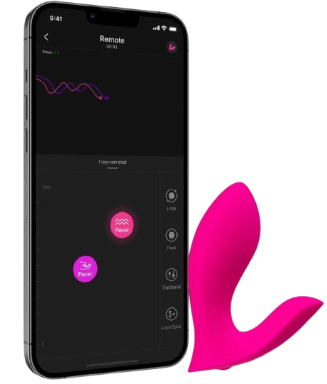 Lovense Flexer je vybaven mobilní aplikací