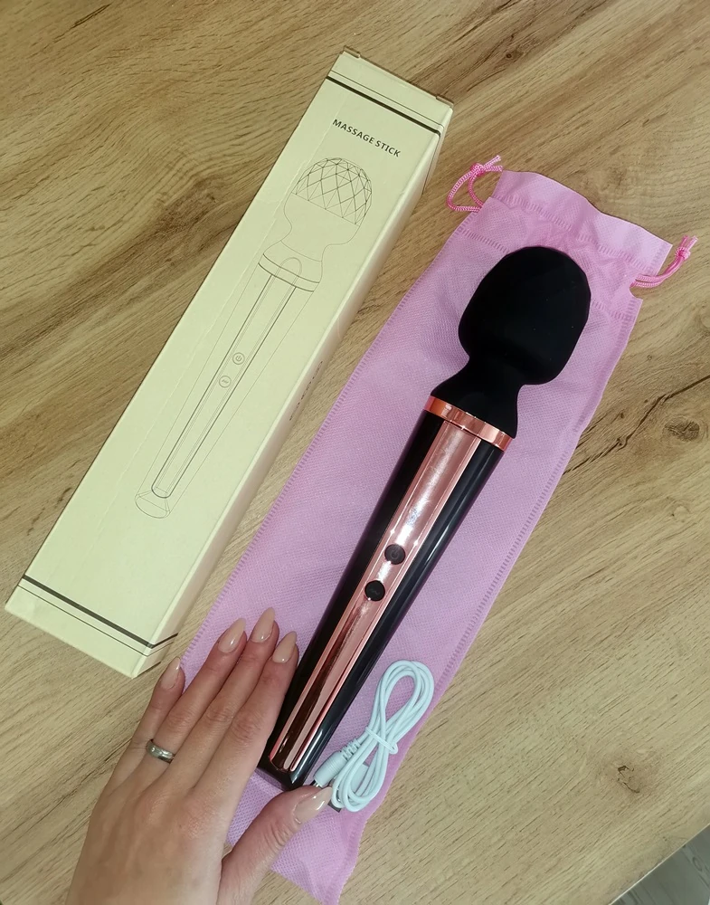 Masážní hlavice s krabičkou a sáčkem na pomůcku