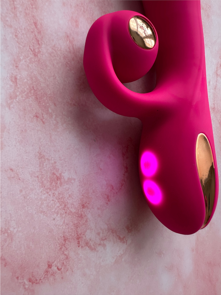 Detail části vibátoru zvané "šnek" na stimulaci klitorisu